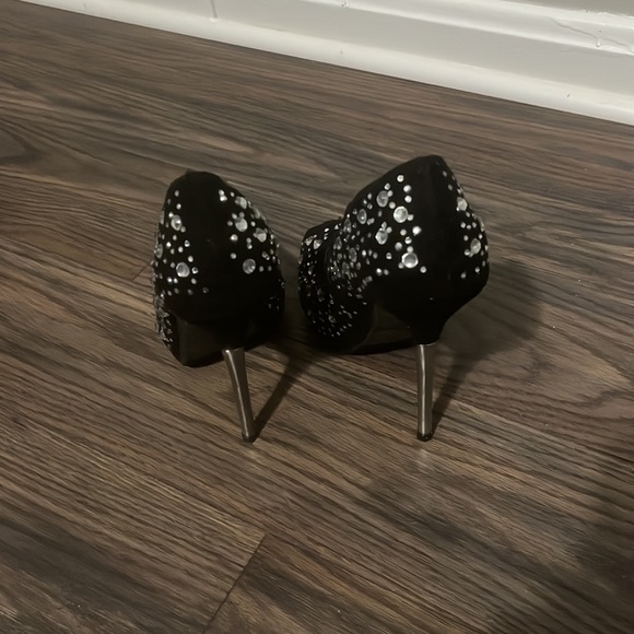 Black rhinestone heels! - Picture 4 of 6